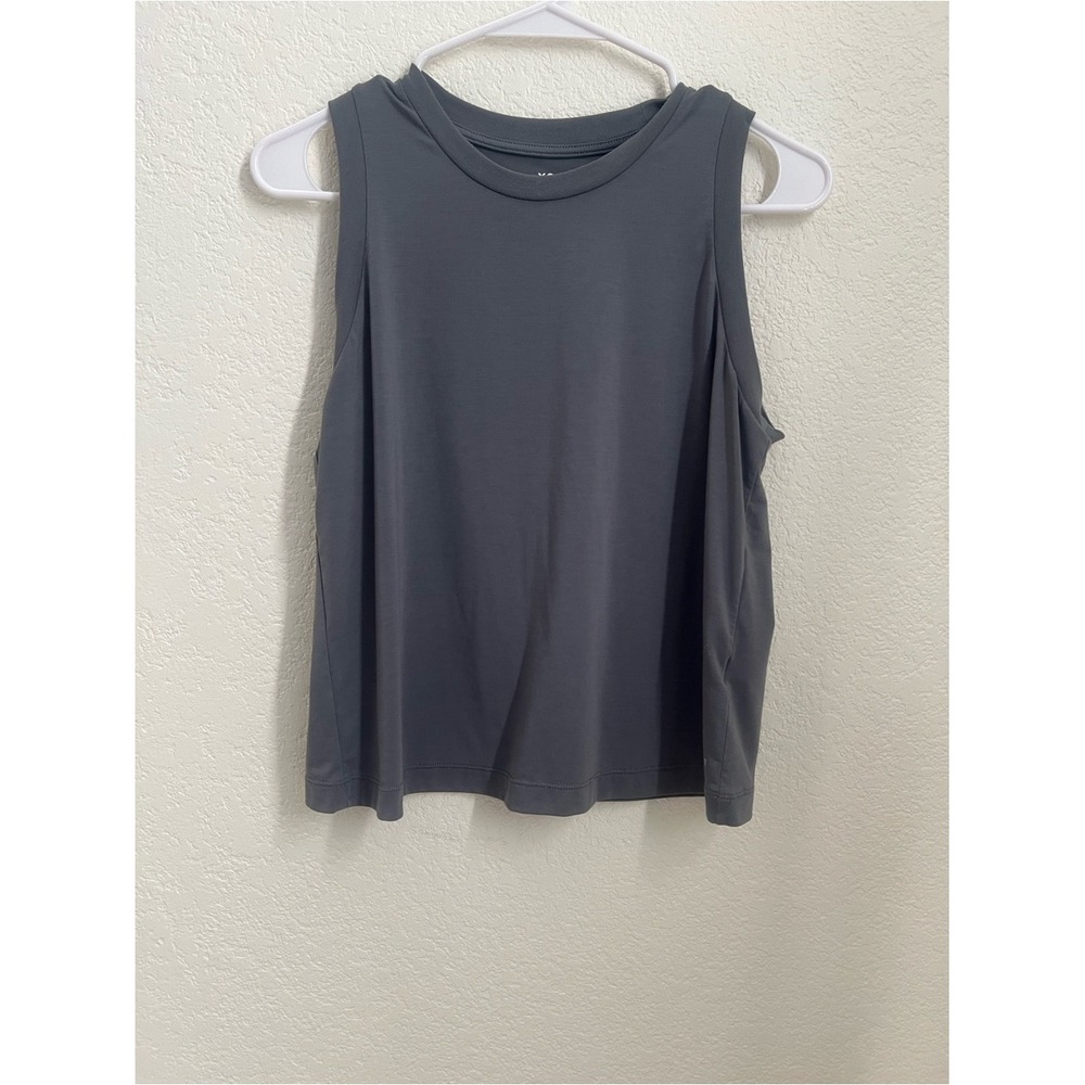 Women's Free Fly Sleeveless Crewneck Tank Top - Charcoal - XS